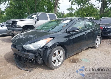 2013 Hyundai Elantra Gls z USA, uszkodzony, nr VIN 5NPDH4AE5DH336151